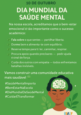 Dia Mundial da Saúde Mental