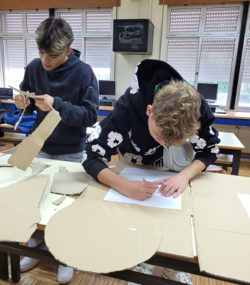 Decoração de Natal da sala de aula