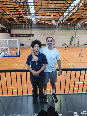 Campeão no Badminton